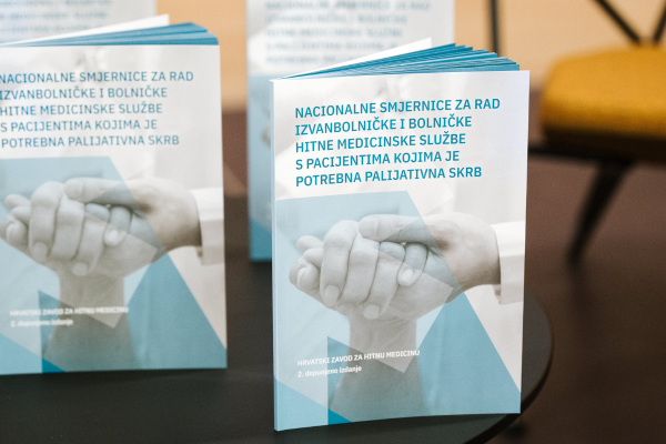 U nakladi HZHM-a objavljeno drugo izdanje priručnika "Nacionalne smjernice za rad izvanbolničke i bolničke hitne medicinske službe s pacijentima kojima je potrebna palijativna skrb"