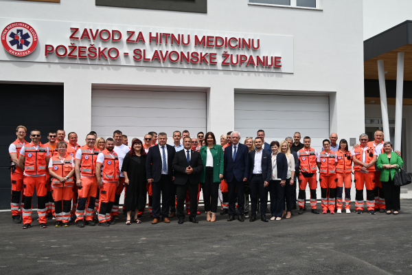 Otvorena nova zgrada Zavoda za hitnu medicinu Požeško-slavonske županije