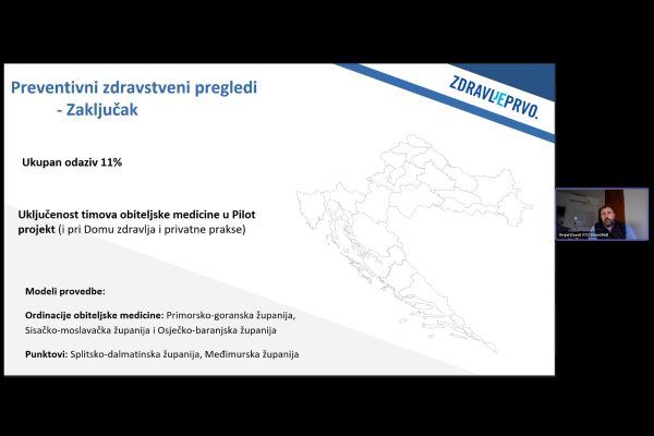 Edukacija na daljinu: Preventivni zdravstveni pregledi